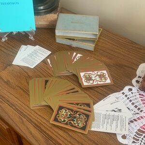 Tiffany & Co. Playing Card set - vintage garland double deck like new
